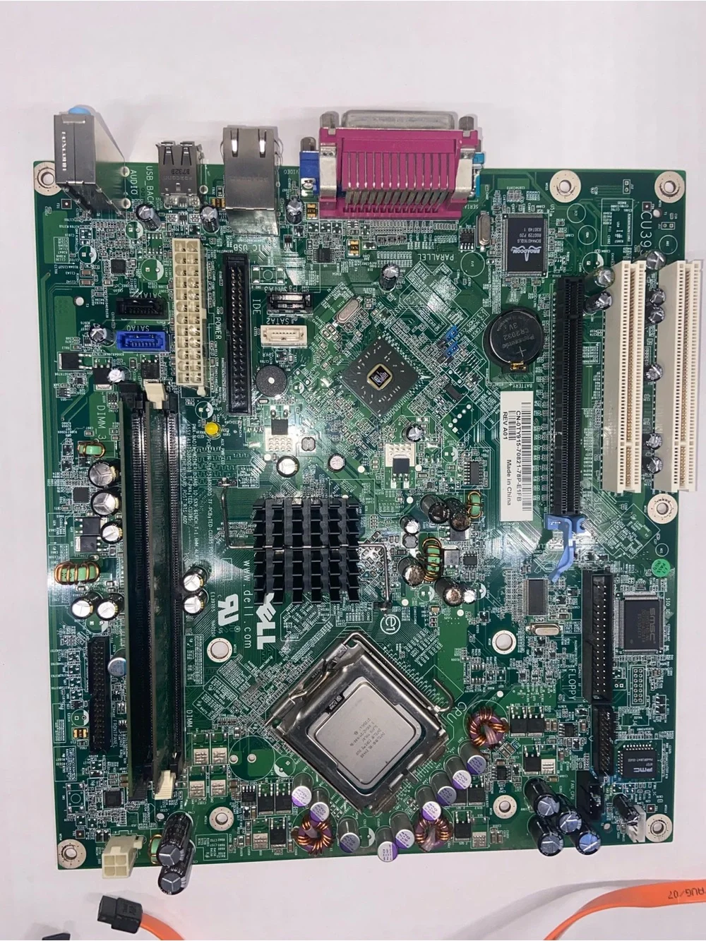 Dell 320 0TY915 Intel E4400 Core 2 Duo 2GB RAM Motherboard w/Heatsink Shroud NIC